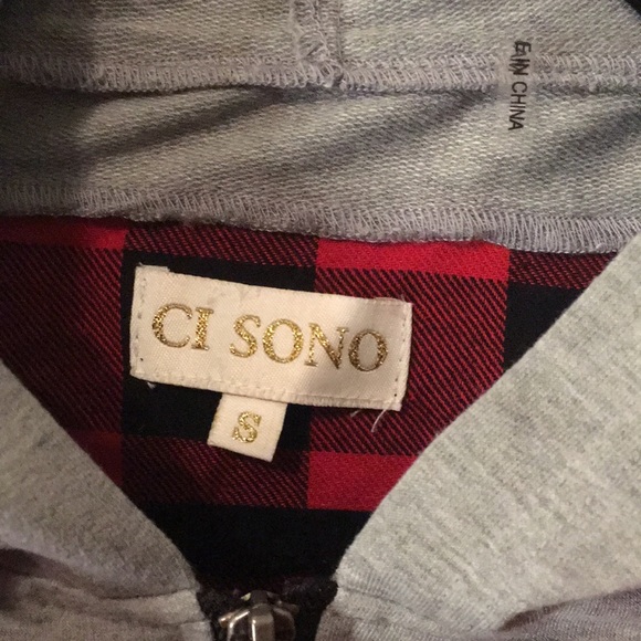 Buffaloplaid built in hoodie Shirt - Picture 4 of 8